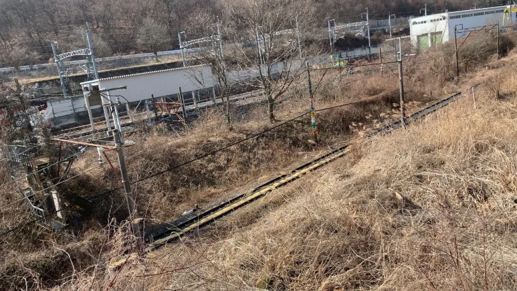 碓氷峠の廃線跡